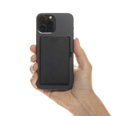 Logotrade promotional gift picture of: Standard aluminium RFID magnetic phone cardholder