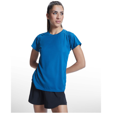 Logo trade promotional giveaways picture of: Bahrain short sleeve women's sports t-shirt