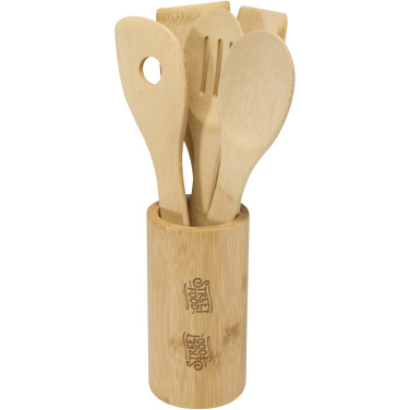Logo trade promotional merchandise photo of: Tala bamboo kitchen tool set