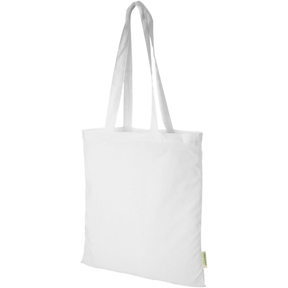 Logo trade corporate gift photo of: Odisha 140 g/m² OCS organic tote bag 7L