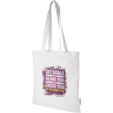 Logotrade business gift image of: Odisha 140 g/m² OCS organic tote bag 7L