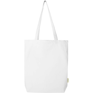Logo trade promotional merchandise image of: Odisha 270 g/m² OCS organic tote bag 10L