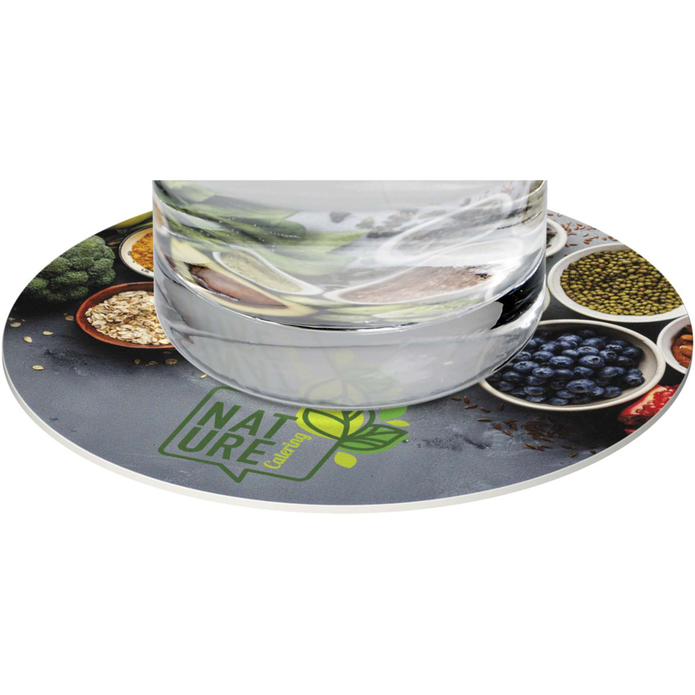 Logotrade promotional giveaway picture of: Lumin round coaster