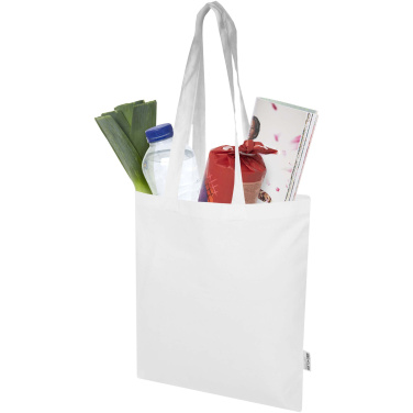 Logo trade promotional product photo of: Peru Blend 180 g/m² GRS recycled cotton tote bag 7L