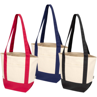 Logo trade promotional merchandise photo of: Sam 320 g/m² GRS recycled mini cotton tote bag