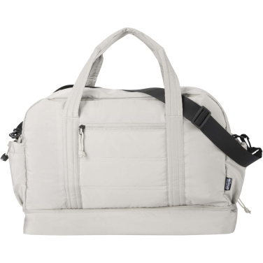 Logotrade promotional item picture of: Puffer GRS recycled duffel bag with insulated bottom 30L