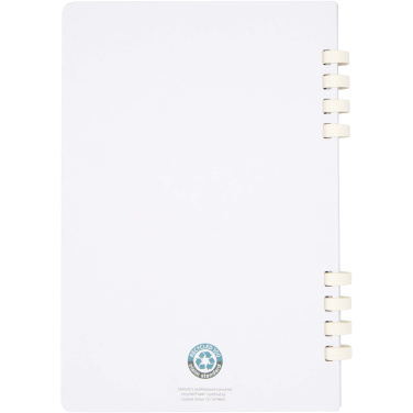 Logotrade promotional giveaway image of: Fil A5 hard cover RCS recycled spiral notebook