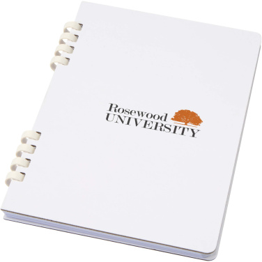 Logo trade promotional item photo of: Fil A5 hard cover RCS recycled spiral notebook