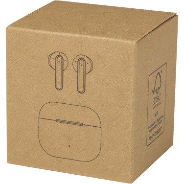 Logo trade promotional gifts image of: Altais recycled plastic True Wireless Bluetooth® headset