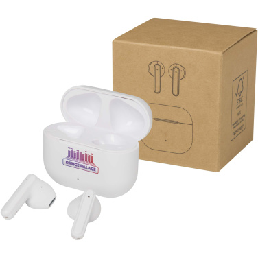 Logo trade promotional items image of: Altais recycled plastic True Wireless Bluetooth® headset