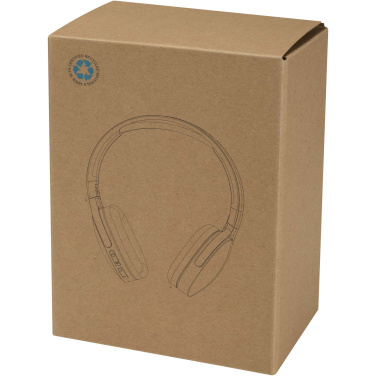 Logotrade advertising products photo of: Ancha recycled plastic over-ear wireless Bluetooth® headset
