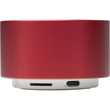Logo trade promotional item photo of: Ankaa 3W recycled aluminium wireless Bluetooth® speaker