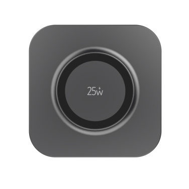 Logo trade promotional product photo of: Quantum ultra-fast 25W magnetic wireless charging pad