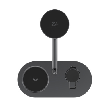 Logo trade promotional giveaways image of: Quantum RCS ultra-fast 25W Magnetic desk wireless Charger