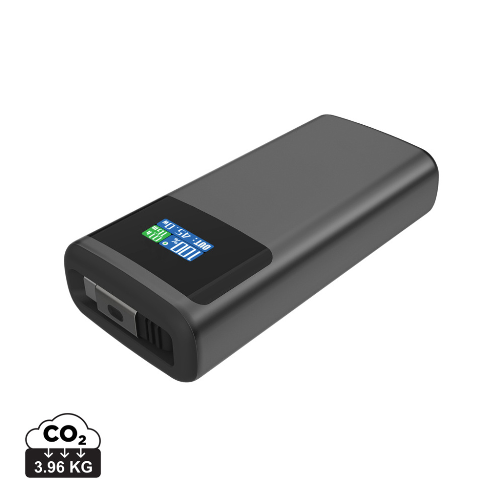 Logotrade promotional giveaway picture of: Quantum RCS ultra-fast PD45W 10.000mAh powerbank with screen