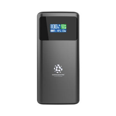 Logo trade promotional merchandise image of: Quantum RCS ultra-fast PD45W 10.000mAh powerbank with screen
