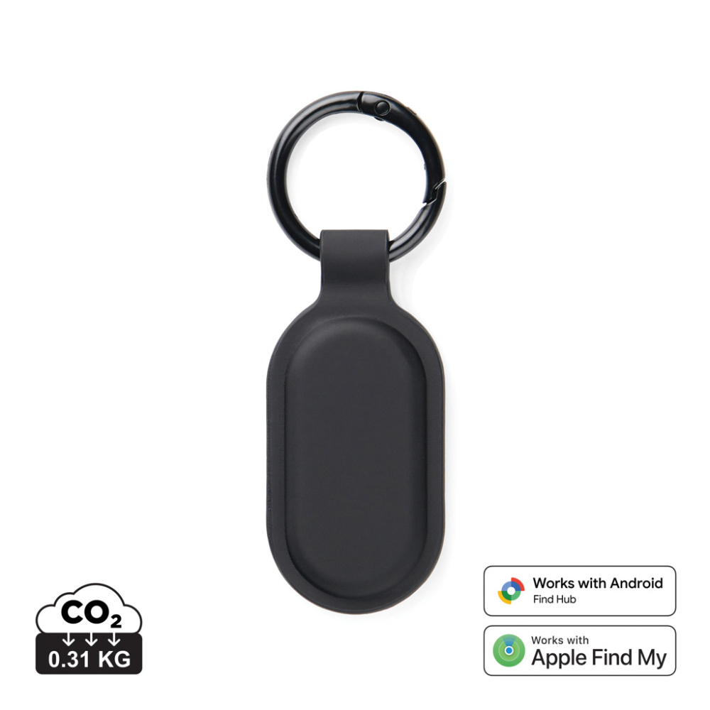 Logo trade promotional merchandise image of: VINGA Baltimore RCS Key tag With Finder Dual