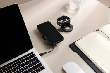 Logotrade advertising product image of: VINGA Baltimore RCS 2-in-1 Wireless 15W Travel Charger