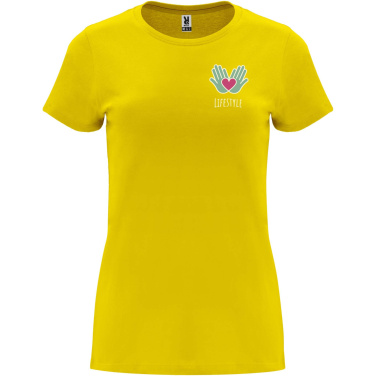 Logo trade promotional merchandise image of: Capri short sleeve women's t-shirt
