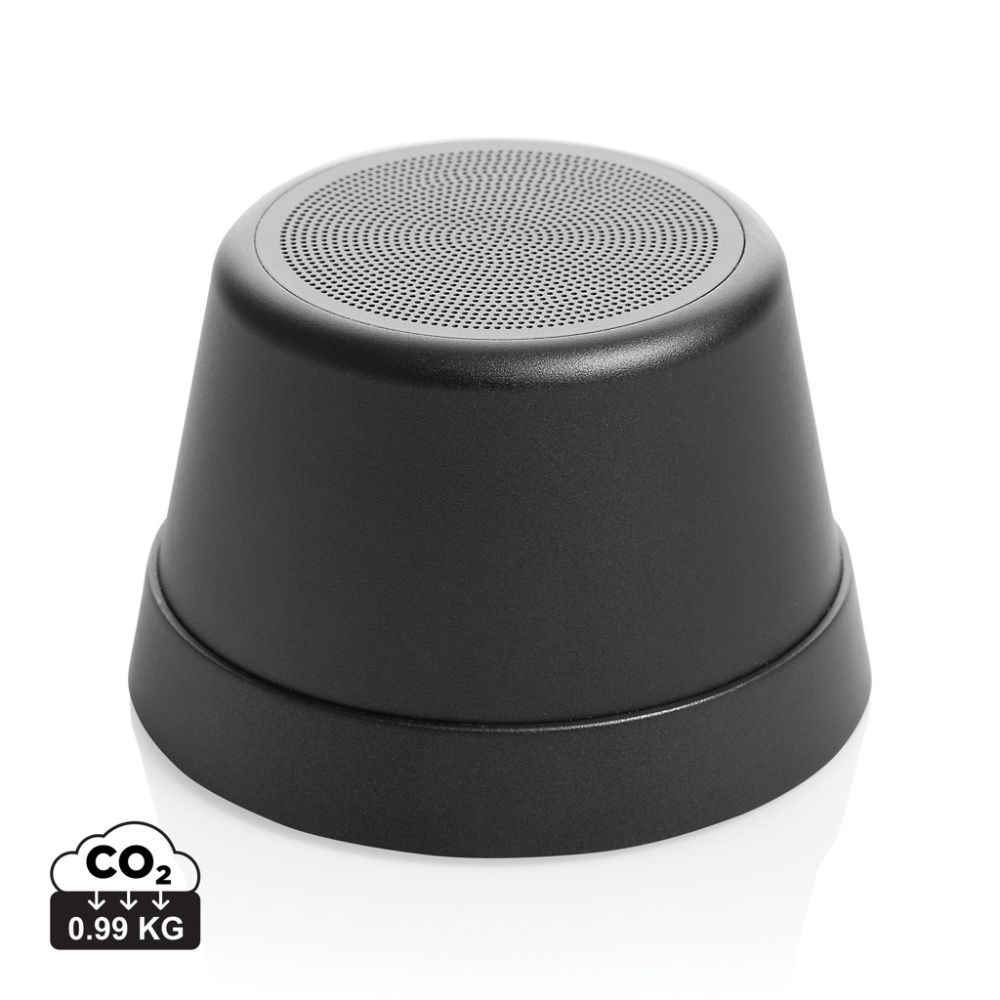 Logo trade business gifts image of: Nivio RCS recycled aluminum magnetic 5W Speaker