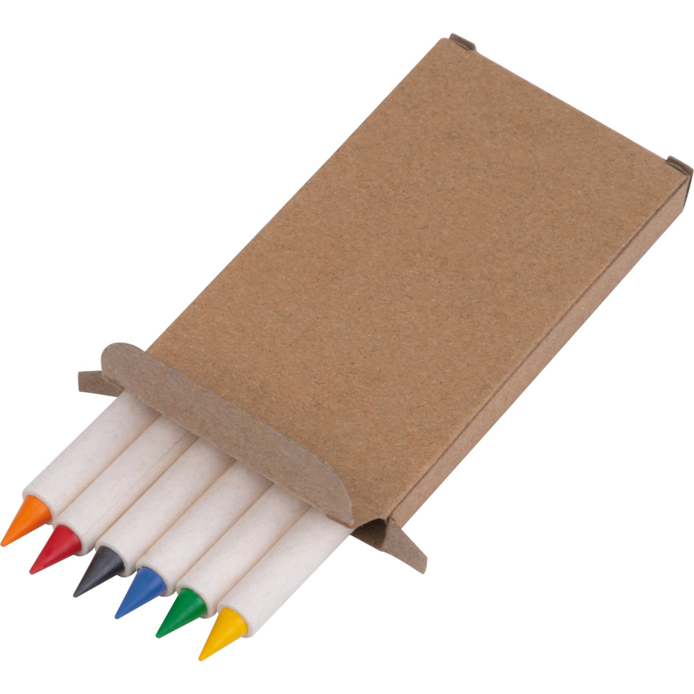 Logotrade business gifts photo of: Infinity Set of Wax Crayons KINGSTON
