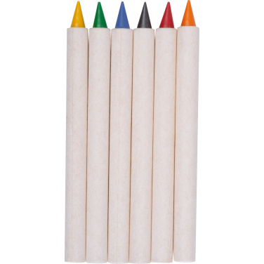 Logo trade advertising products picture of: Infinity Set of Wax Crayons KINGSTON