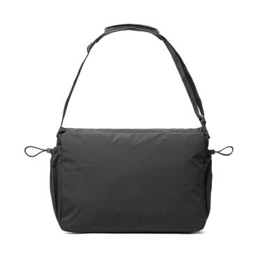Logo trade promotional giveaways picture of: KENTO URBAN RCS recycled nylon 15.6 inch Messenger