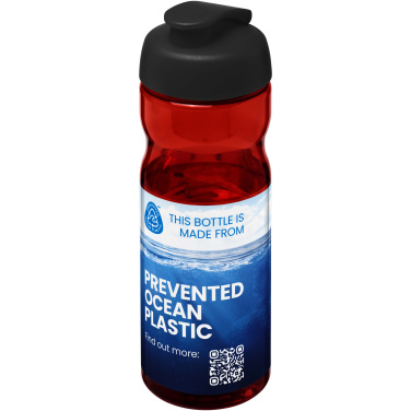 Logo trade promotional giveaways image of: H2O Active® Eco Base 650 ml flip lid sport bottle