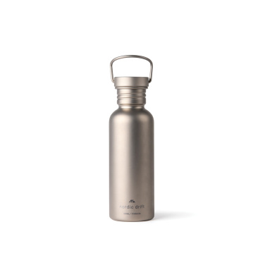 Logotrade promotional gift image of: Nordic Drift Trail Ultra Light Titanium 600ml Water Bottle