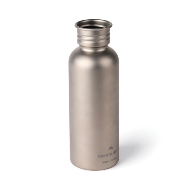 Logo trade promotional products image of: Nordic Drift Trail Ultra Light Titanium 600ml Water Bottle