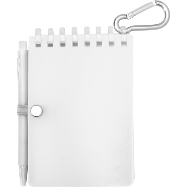 Logotrade advertising product picture of: Lig Mini recycled outdoor soft cover notebook and ballpoint pen set (black ink)