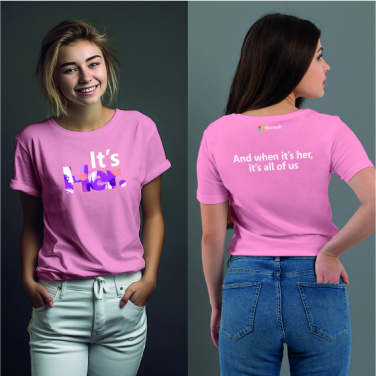 Logo trade promotional merchandise photo of: Montecarlo short sleeve women's sports t-shirt  Rossette