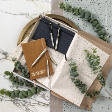 Logotrade ärikingituse foto: Atlanta nahkdetailidega märkmik