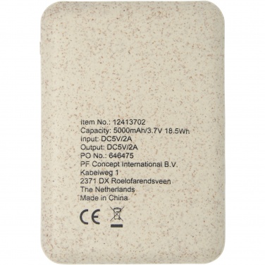 Logotrade reklaamtooted pilt: Asama 5000 mAh nisuõlgedest elektripank