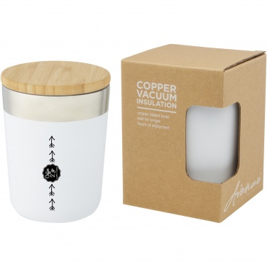 Logotrade reklaamtooted pilt: Lagan 300 ml roostevabast terasest termostops bambusest kaanega