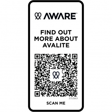 Logotrade meened pilt: Avalite lühikeste varrukatega unisex Aware™ taaskasutatud T-särk