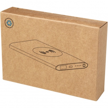 Logotrade firmakingi foto: Juice 4000 mAh Type-C taaskasutatud alumiiniumist juhtmevaba toitepank 