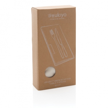 Logotrade firmakingi foto: Ukiyo Aware™ 180gr puuvillased salvrätikud 4tk komplekt