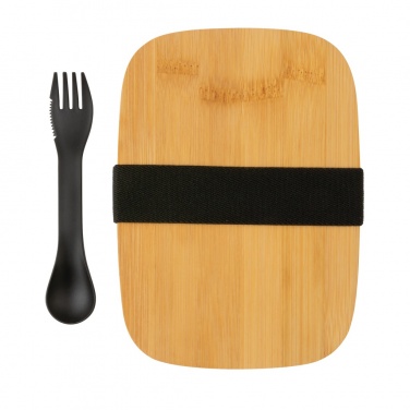 Logo trade firmakingid foto: Roostevabast terasest lõunakarp bambusest kaane ja sporiga