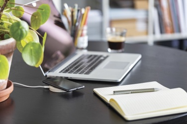 Logotrade meened pilt: Wheat Straw 5W ümmargune juhtmevaba laadimisalus