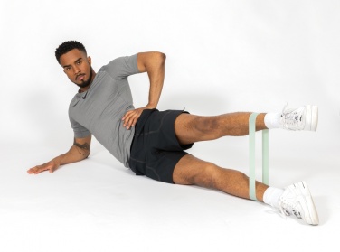 Logo trade firmakingituse pilt: 4tk elastsed fitness-rihmad kotis