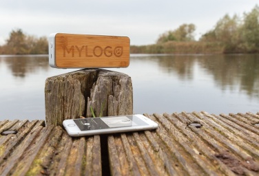 Logo trade ärikingitused foto: Nevada Bamboo 3W juhtmevaba kõlar