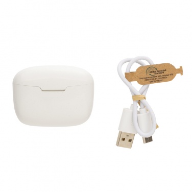 Logo trade firmakingid foto: RCS taaskasutatud plastist Liberty Pro juhtmevabad kõrvaklapid