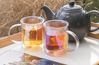 Logo trade reklaamkingid foto: Deluxe topeltseinaga galvaniseeritud klaasist kruus