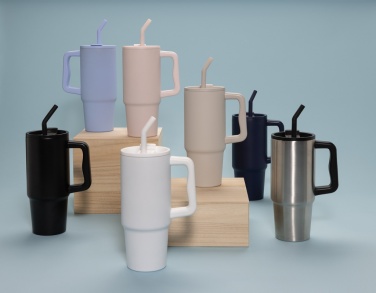 Logo trade reklaamkingi pilt: Embrace deluxe roostevabast terasest termoskruus, 900 ml