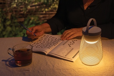 Logotrade reklaamkingi foto: Aurora RCS taaskasutatud plastikust USB taaslaetav laualamp