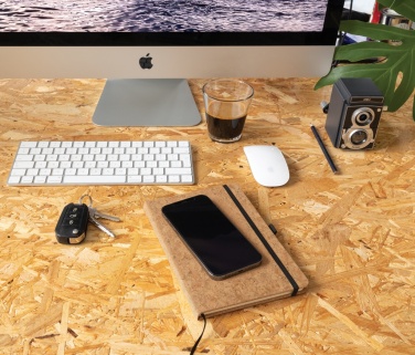 Logo trade reklaamkingid foto: Korgist kõvakaaneline märkmik A5