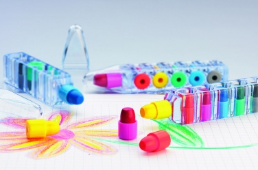 Logo trade firmakingi pilt: Komplektis 6 vahakriiti