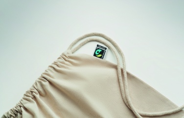 Logo trade reklaamkingi pilt: Nööriga kott Fairtrade