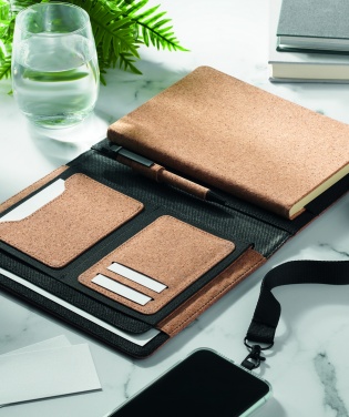 Logo trade ärikingitused foto: A5 märkmik-mapp korgist